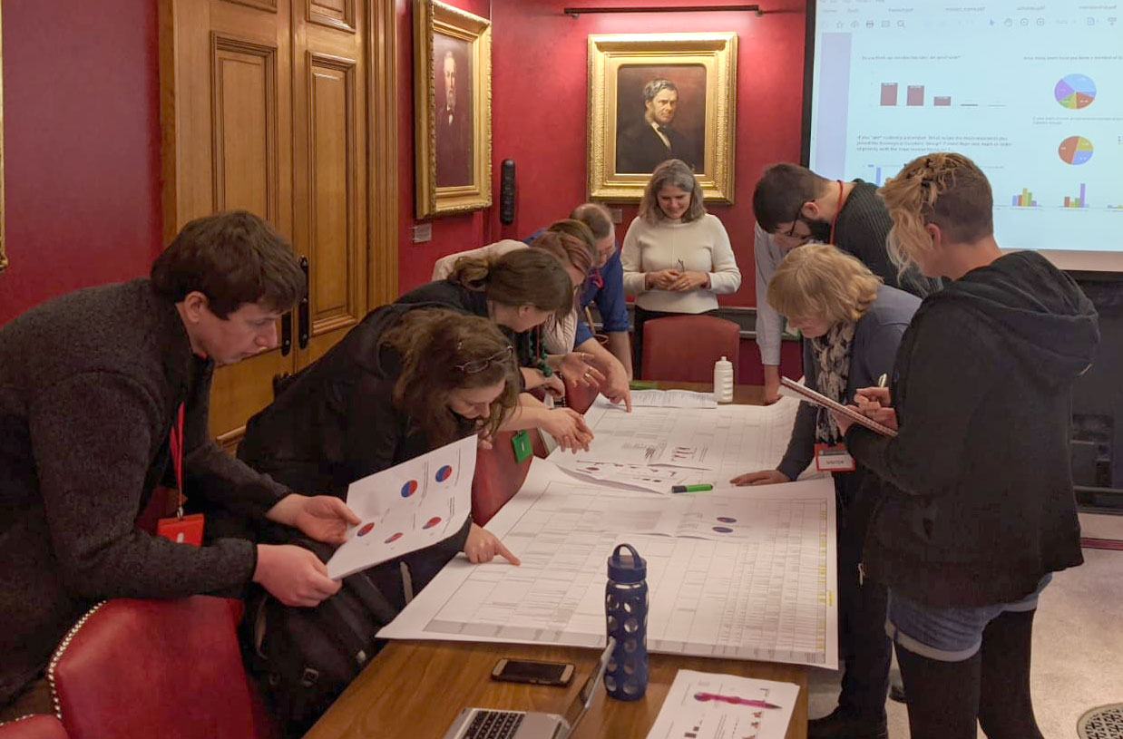 GCG committee deep in discussion at the Geological Society in London