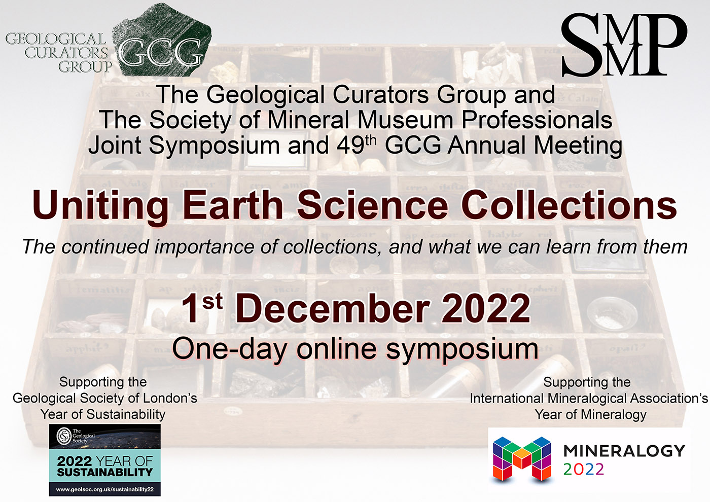 We are very excited to announce that our 49th annual Winter Seminar and AGM will be run in conjunction with the Society of Mineral Museum Professionals (SMMP). 